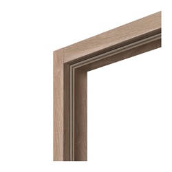 Брус коробочный Olovi, экошпон, с уплотнителем, дуб шале, б/ф (28х70х2050 мм)