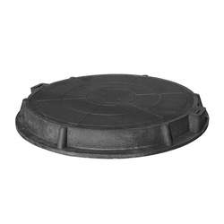 Люк полимерно-песчаный средний D-630, черный