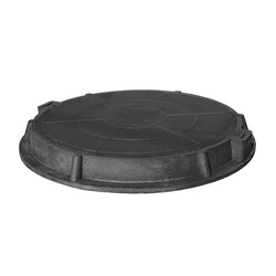 Люк полимерно-песчаный тяжелый D-630, черный