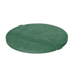 Люк полимерно-песчаный легкий D-580, зелёный