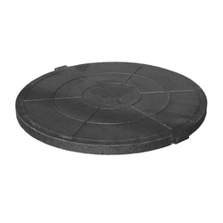 Люк полимерно-песчаный легкий D-580, черный