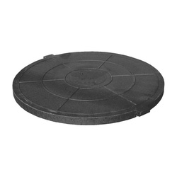 Люк полимерно-песчаный средний D-630, черный