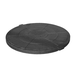 Люк полимерно-песчаный тяжелый D-630, черный