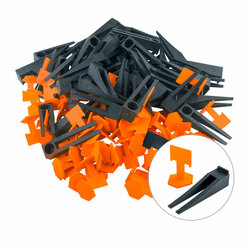 Комплект СВП Biber 55638 зажим (флажок) и клин 1,5 мм (по 50 шт.)