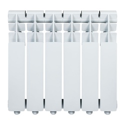 Радиатор алюминиевый Klip 3306, 350х80 мм, 6 секций