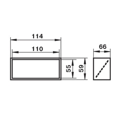 Соединитель с клапаном Наш Вент 5151, 110х55 мм