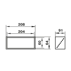 Соединитель с клапаном Наш Вент 8181, 204х60 мм